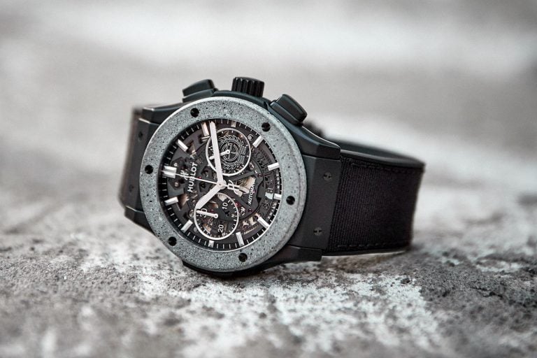 Hublot Classic Fusion Aerofusion Chronograph Concrete Jungle made with Artist Tristan Eaton