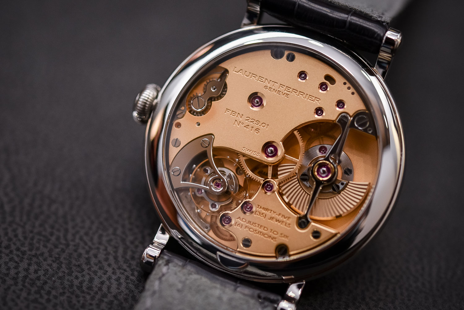 Laurent Ferrier Galet Micro-Rotor Montre Ecole steel - 6 Laurent Ferrier Galet Micro-Rotor Montre Ecole Steel