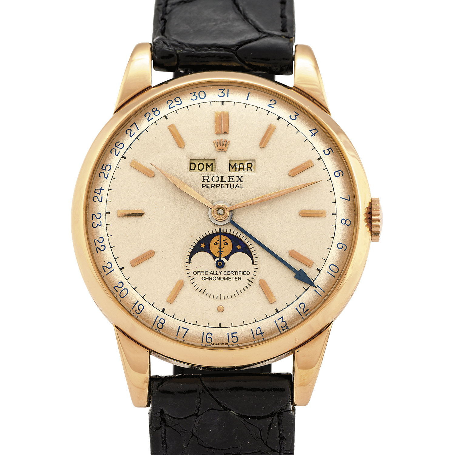 Rolex 8171 Moonphase padellone - source antiquorum Rolex 8171 Moonphase padellone - Source: Antiquorum