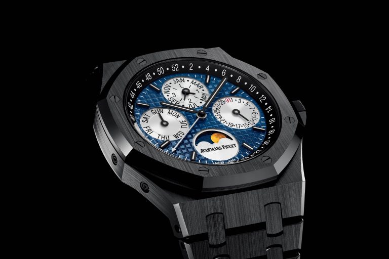 Audemars Piguet Royal Oak Perpetual Calendar black ceramic blue dial - Only Watch 2017