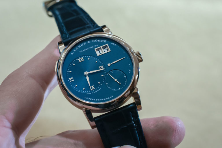 A. Lange and Sohne Lange 1 Blue Dial 191.028