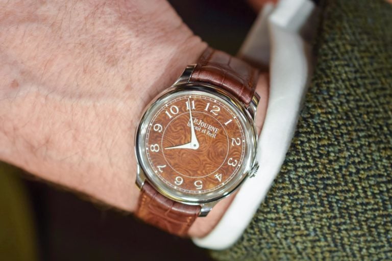 FP Journe Chronometre Hoilland and Holland Damascus Steel Dial