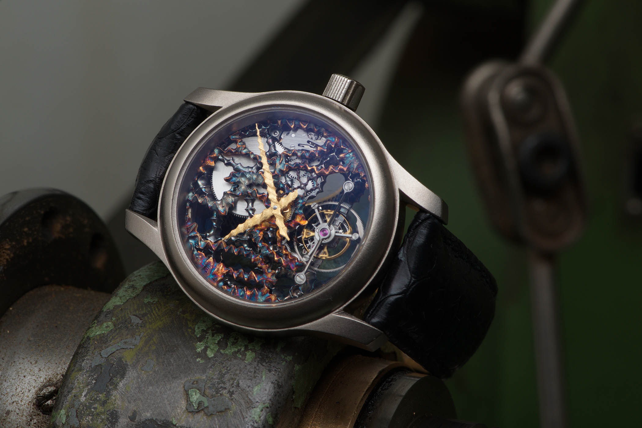 Kees Engelbarts Psychedelic Tourbillon Skeleton
