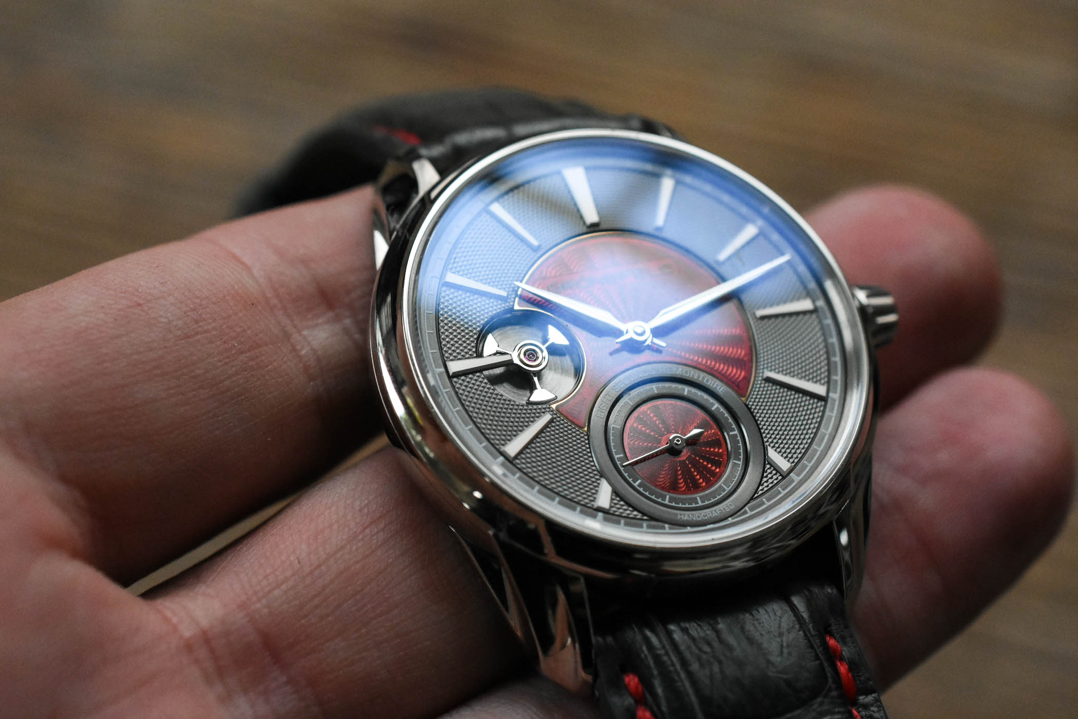 Gronefeld Remontoire Guilloche-2360 Gronefeld 1941 Remontoire Guilloche