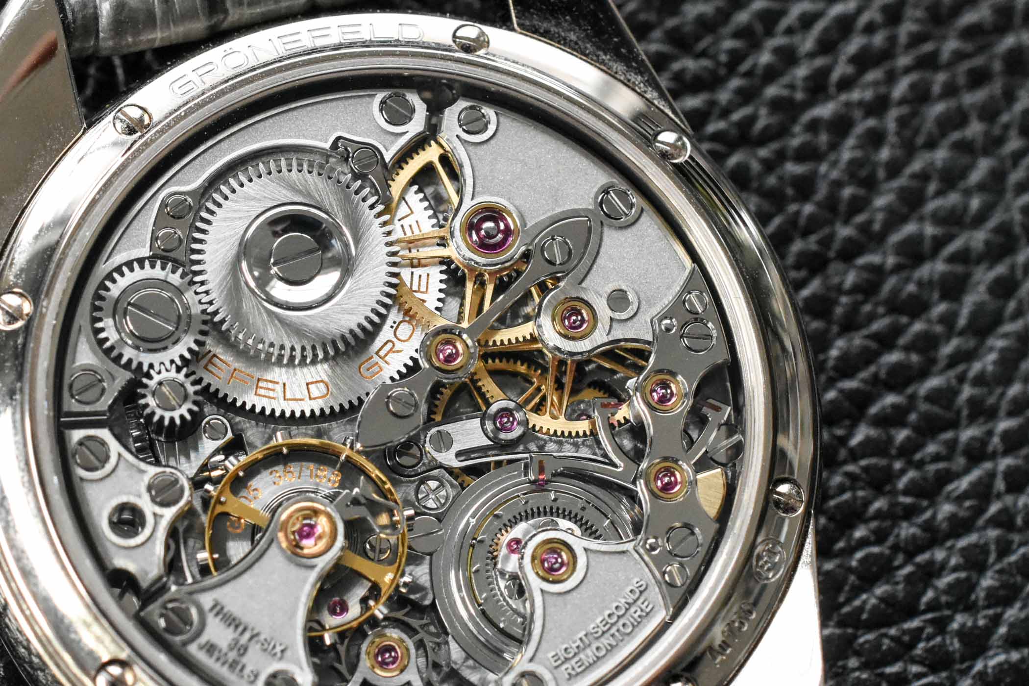 Gronefeld Remontoire Guilloche-2382 Gronefeld 1941 Remontoire Guilloche