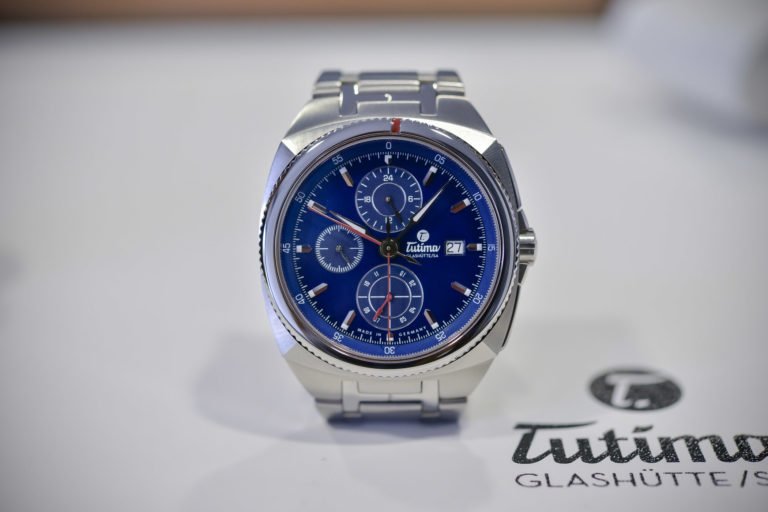 Tutima Saxon One Chronograph Royal Blue Dial