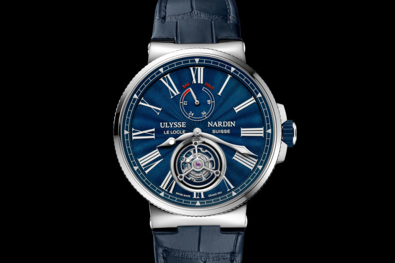 Ulysse Nardin Marine Tourbillon Blue Grand Feu - Pre-SIHH 2018