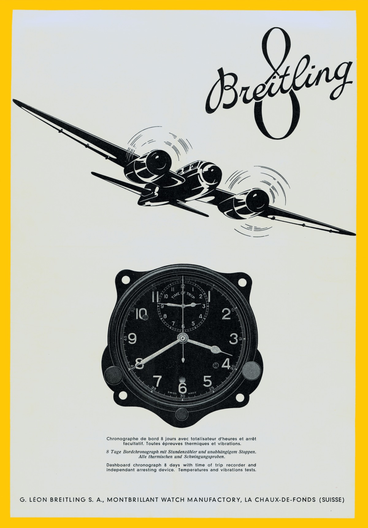 Breitling The Book - annonce 1941 Breitling The Book - annonce 1941