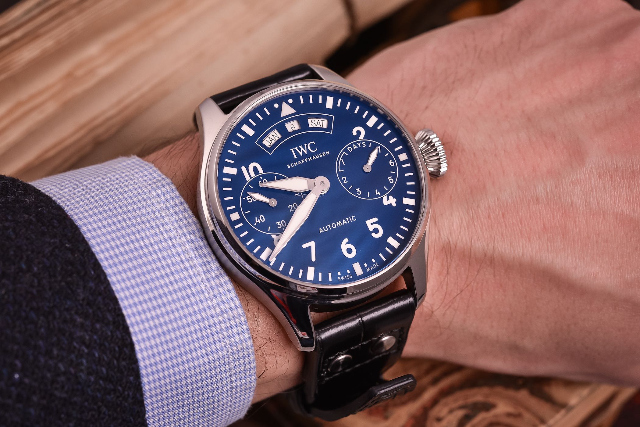 IWC Big Pilot’s Watch Annual Calendar Edition 150 Years - SIHH 2018 - 5 IWC Big Pilot’s Watch Annual Calendar Edition 150 Years - SIHH 2018