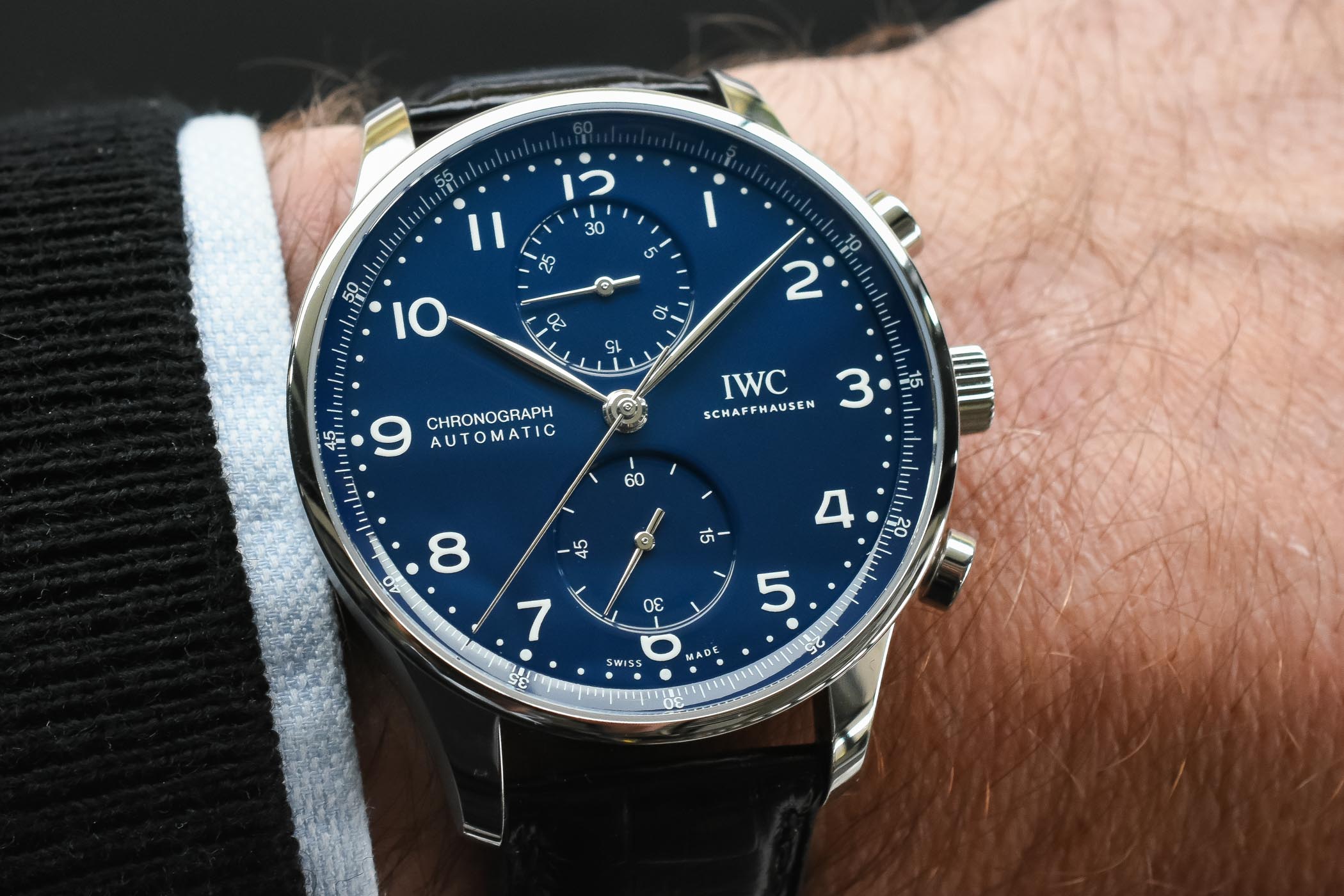 IWC Portugieser Chronograph Edition 150 Years Ref. 3716 - SIHH 2018 - 6 IWC Portugieser Chronograph