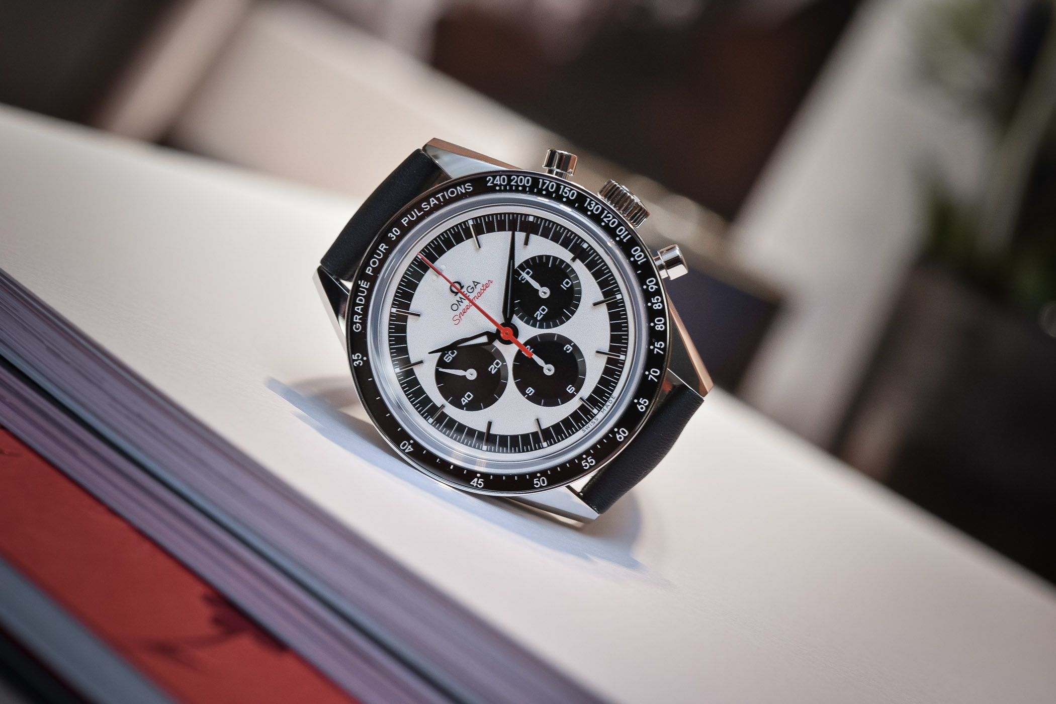 Omega Speedmaster CK2998 Pulsometer Panda 311.32.40.30.02.001 - Baselworld 2018 - 3 Omega Speedmaster CK2998 Pulsometer Panda 311.32.40.30.02.001 - Baselworld 2018