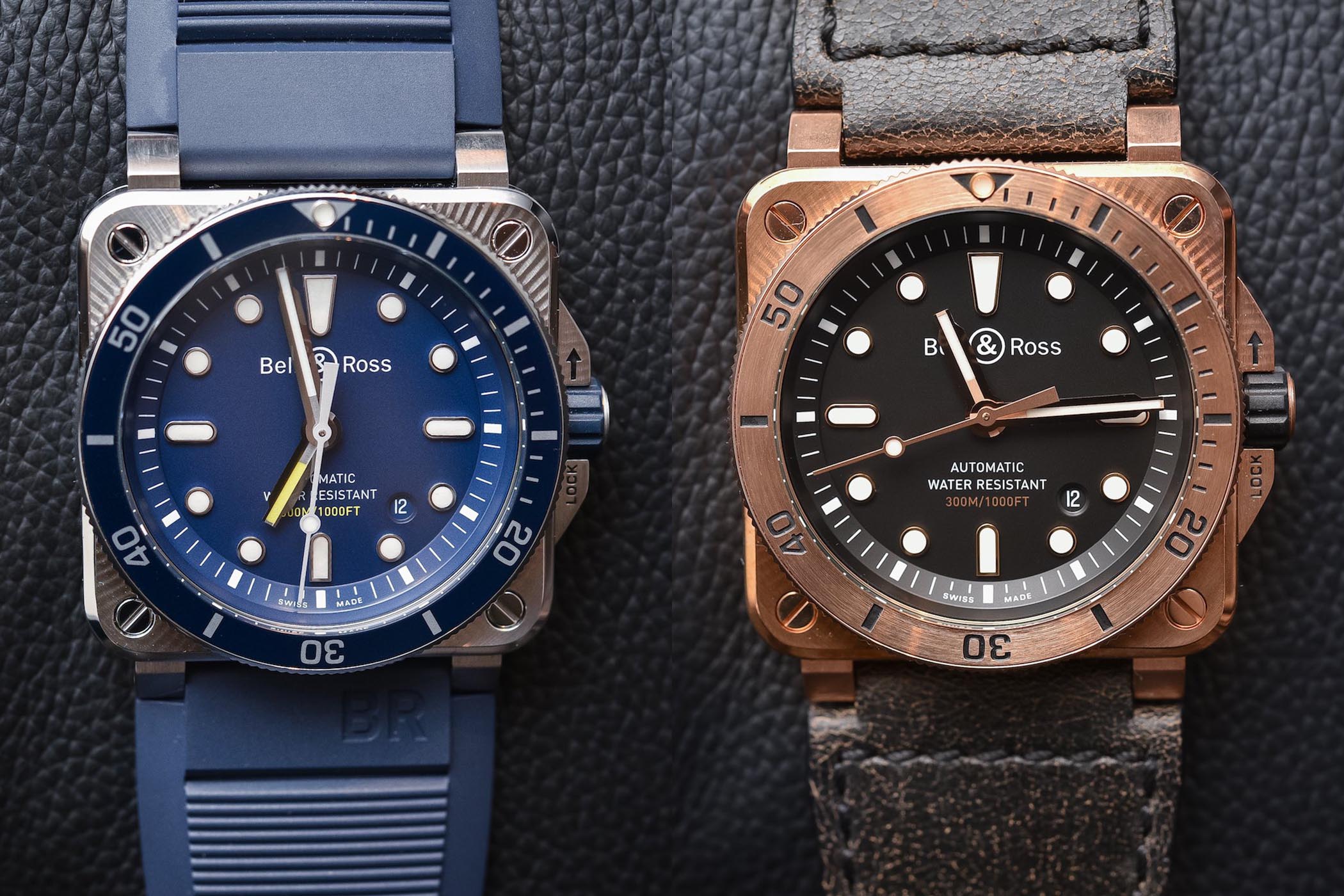 Bell & Ross BR-03-92 Diver Blue and Bronze - Baselworld 2018 - review