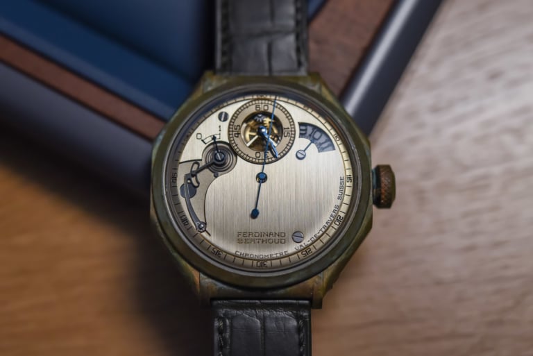 Ferdinand Berthoud chronometre fb 1r5 edition 1785 patinated bronze