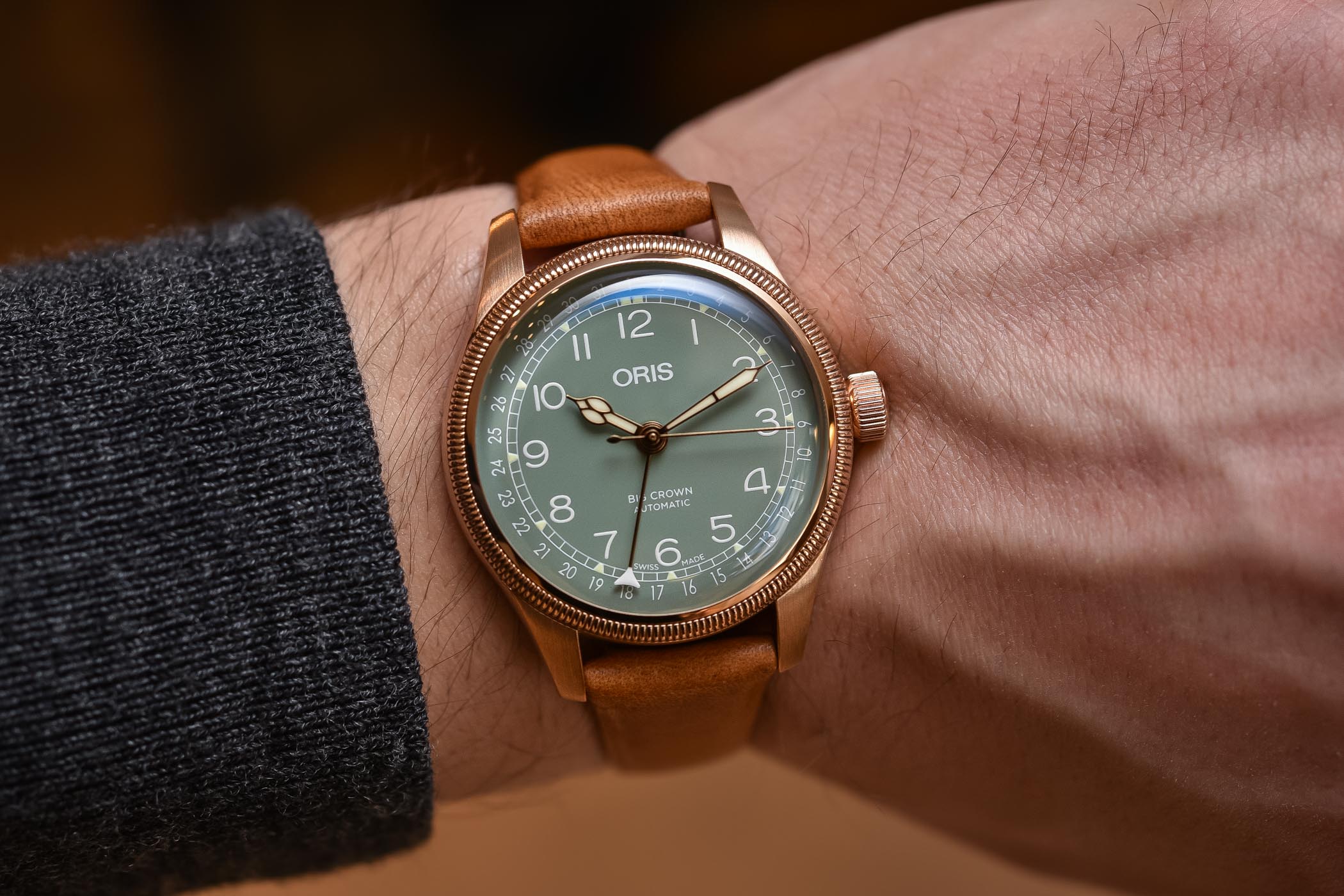 Oris Big Crown Pointer Date Bronze 36mm Baselworld 2018 - 1 Oris Big Crown Pointer Date Bronze 36mm Baselworld 2018