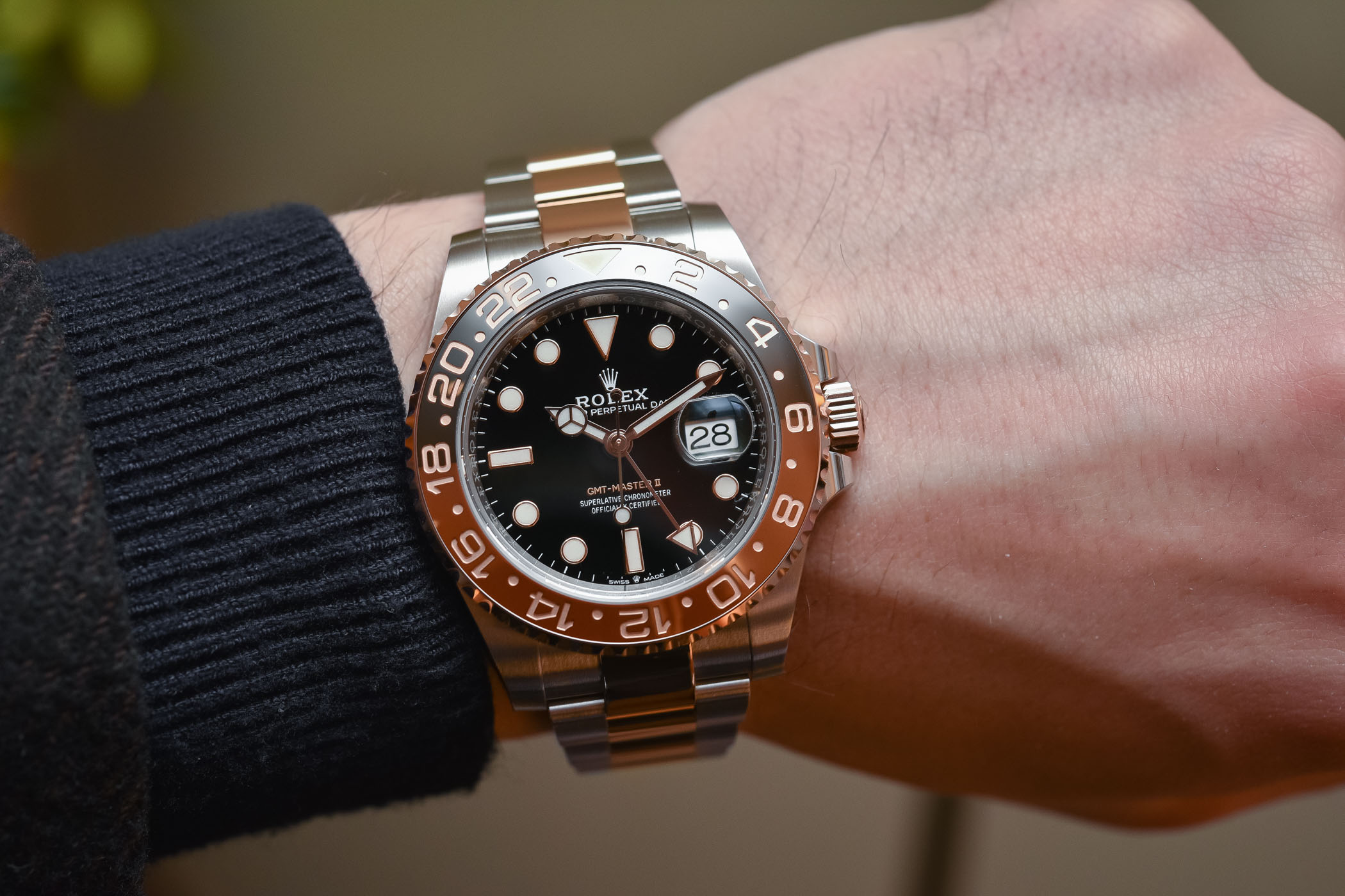 Rolex GMT Master II Rolesor Everose Root-Beer 126711 CHNR - Baselworld 2018