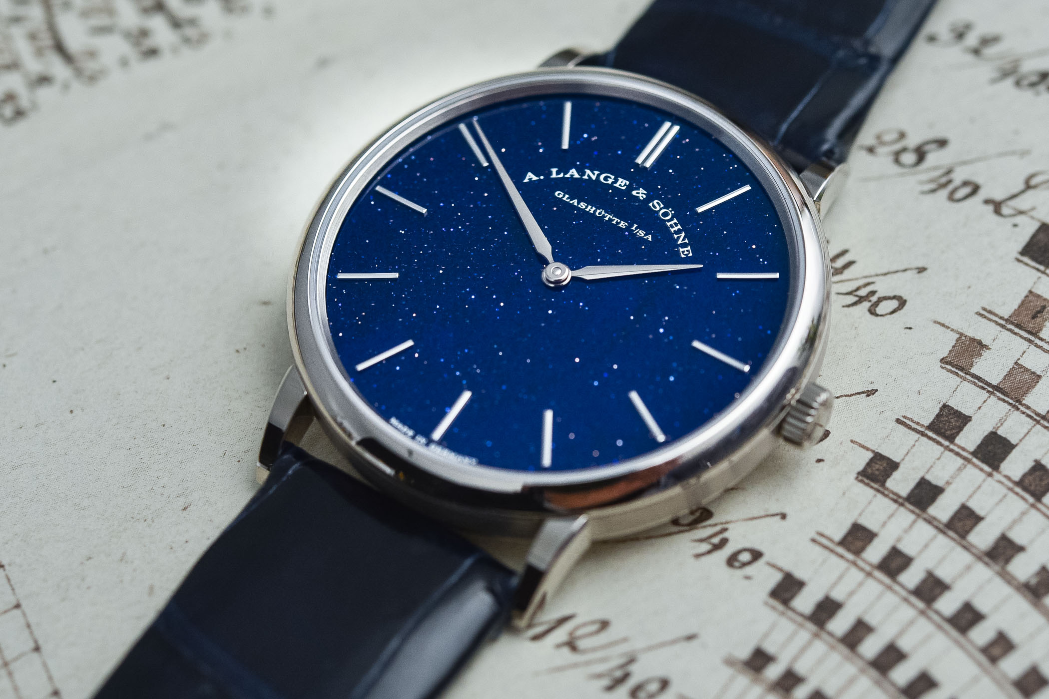 A. Lange & Söhne Saxonia Thin Copper-Blue Dial