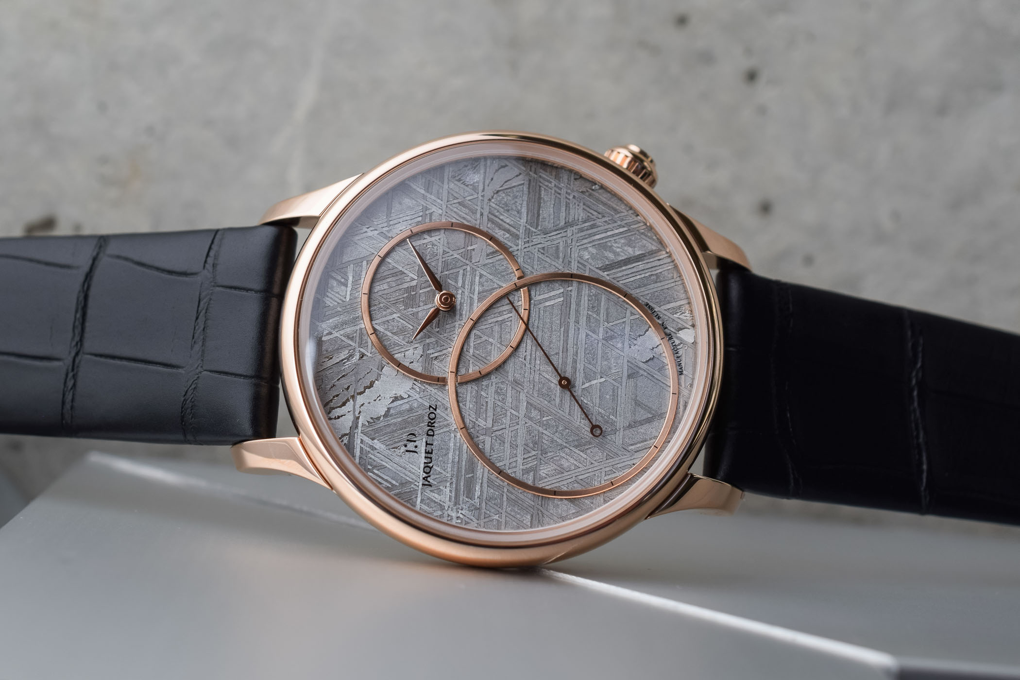 Jaquet Droz Grande Seconde Off-Centered with Meteorite or Stromatolite Dials - 2 Jaquet Droz Grande Seconde Off-Centered with Meteorite or Stromatolite Dials