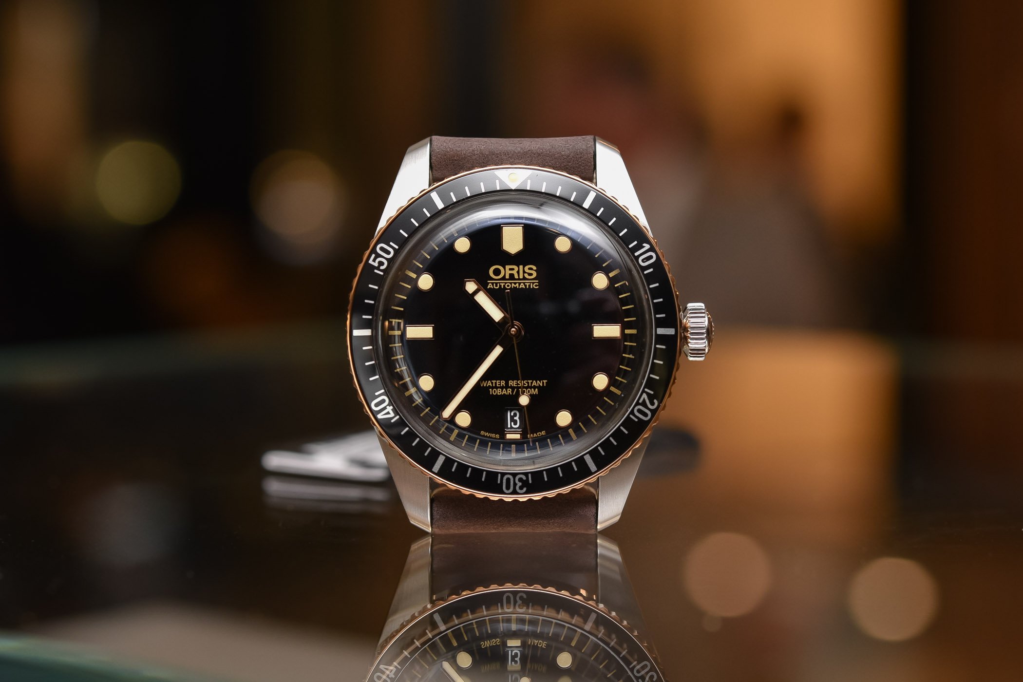 Oris Divers Sixty-Five Steel and Bronze 40mm