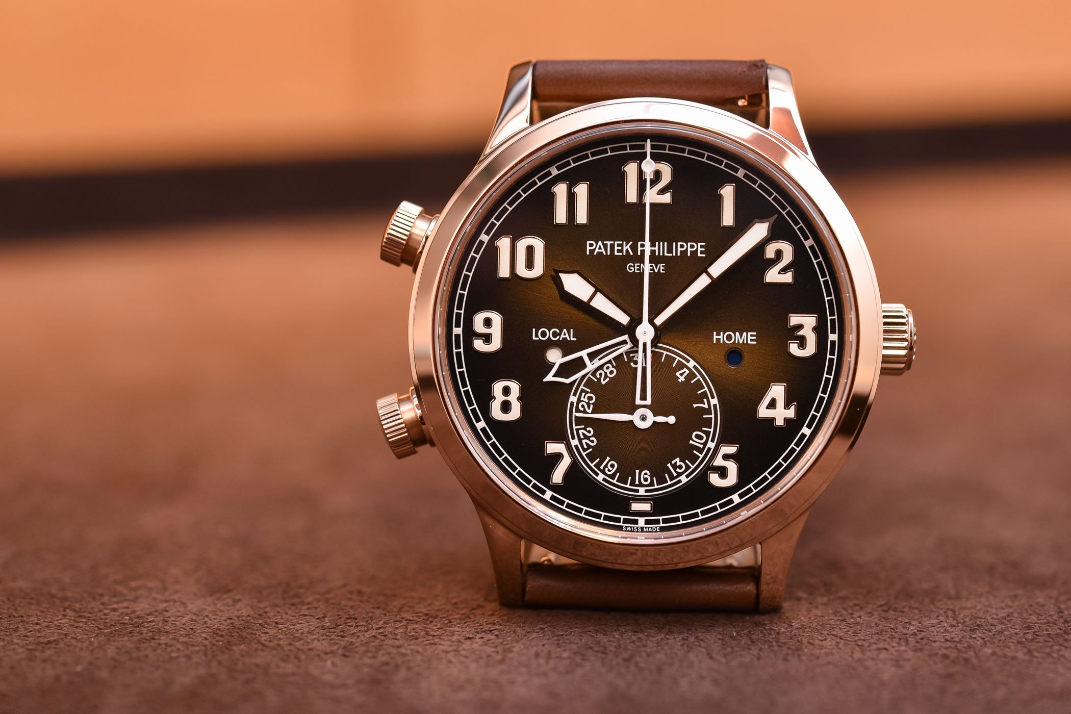 Patek Philippe Calatrava Pilot Travel Time 5524R Rose Gold