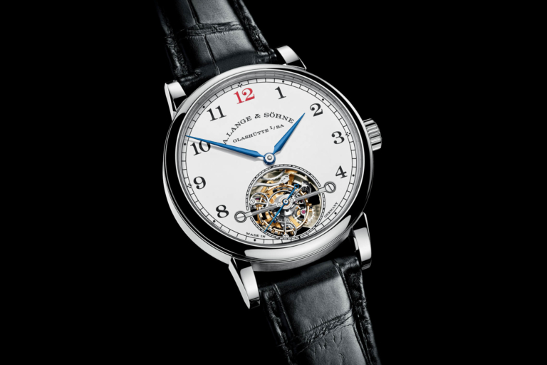 A. Lange & Söhne 1815 Tourbillon White Enamel Dial Platinum case limited edition 730.079F