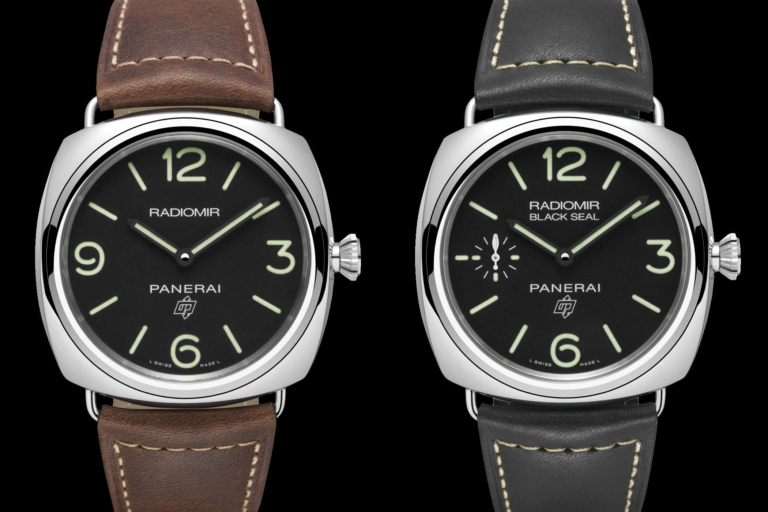 Affordable Panerai Radiomir Base 3 Days Acciaio PAM00753 and Radiomir Black Seal 3 Days Acciaio PAM00754