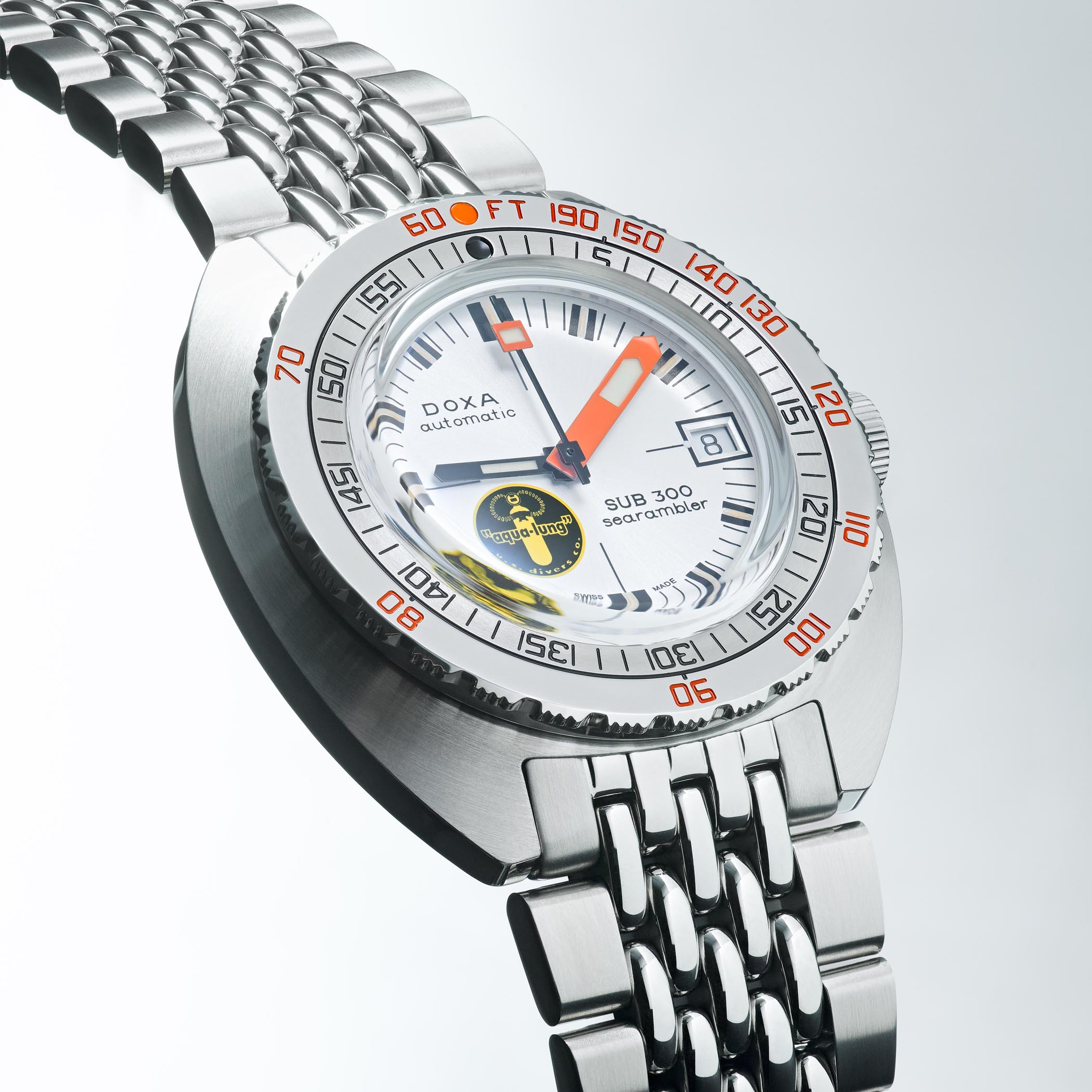 Doxa SUB 300 Searambler Silver Lung 50th Anniversary - 3 Doxa SUB 300 Searambler Silver Lung Reissue 50th Anniversary