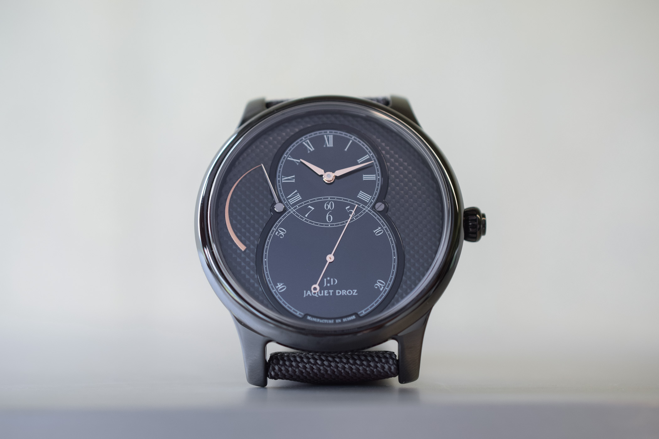 Jaquet-Droz Grande Seconde Power-Reserve Ceramic Clou De Paris 2018