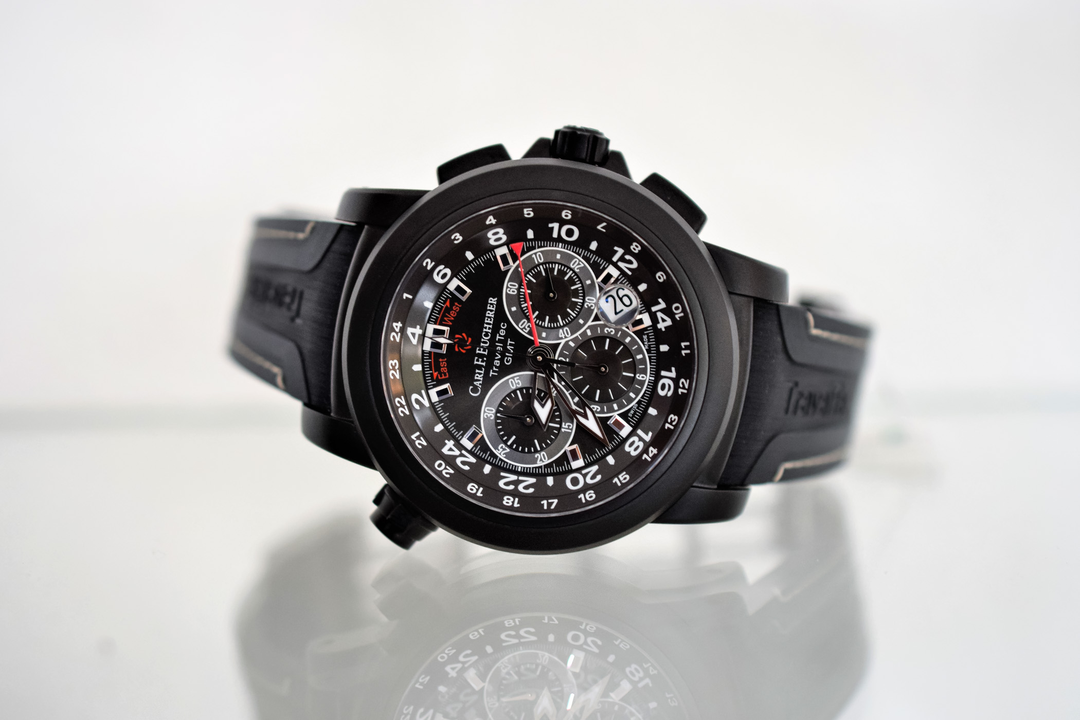 Carl F. Bucherer Patravi TravelTec Black GMT Chronograph