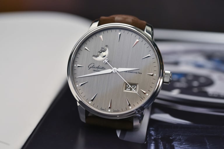 Glashutte Original Senator Excellence Panorama Date Moon Phase 2018 Steel