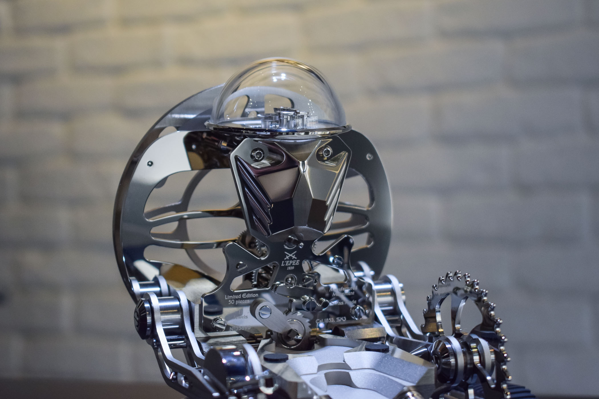 MBandF Epee 1839 Grant Robot Clock - 3 MB&F Grant L'Epee 1839 Robot Clock