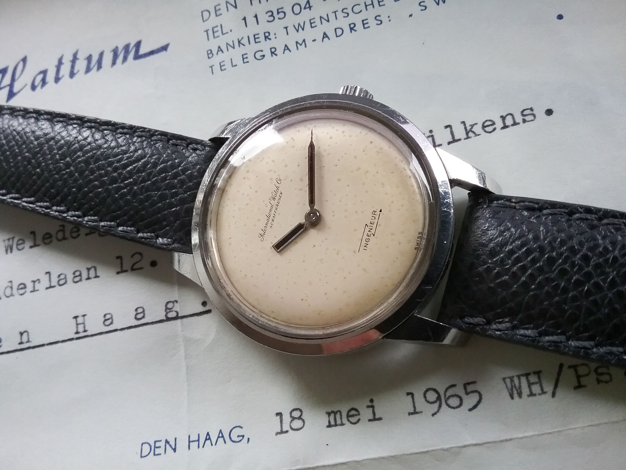 Unique IWC Ingenieur 666A nude dial - 6 Unique IWC Ingenieur 666A nude dial - 6