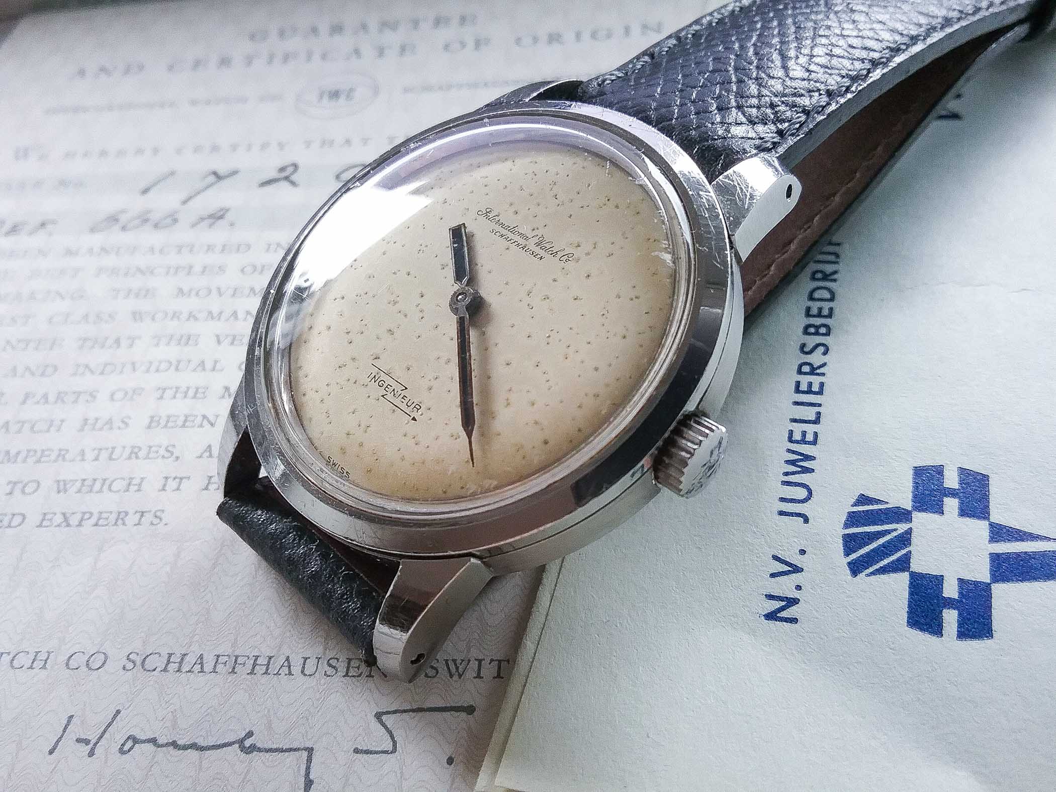 Unique IWC Ingenieur 666A nude dial - 7 Unique IWC Ingenieur 666A nude dial - 7