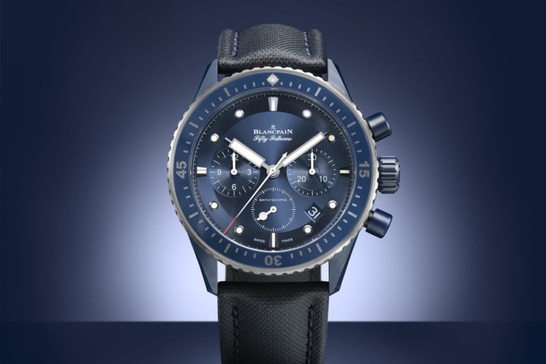 Blancpain Fifty Fathoms Bathyscaphe Bucherer Blue Edition