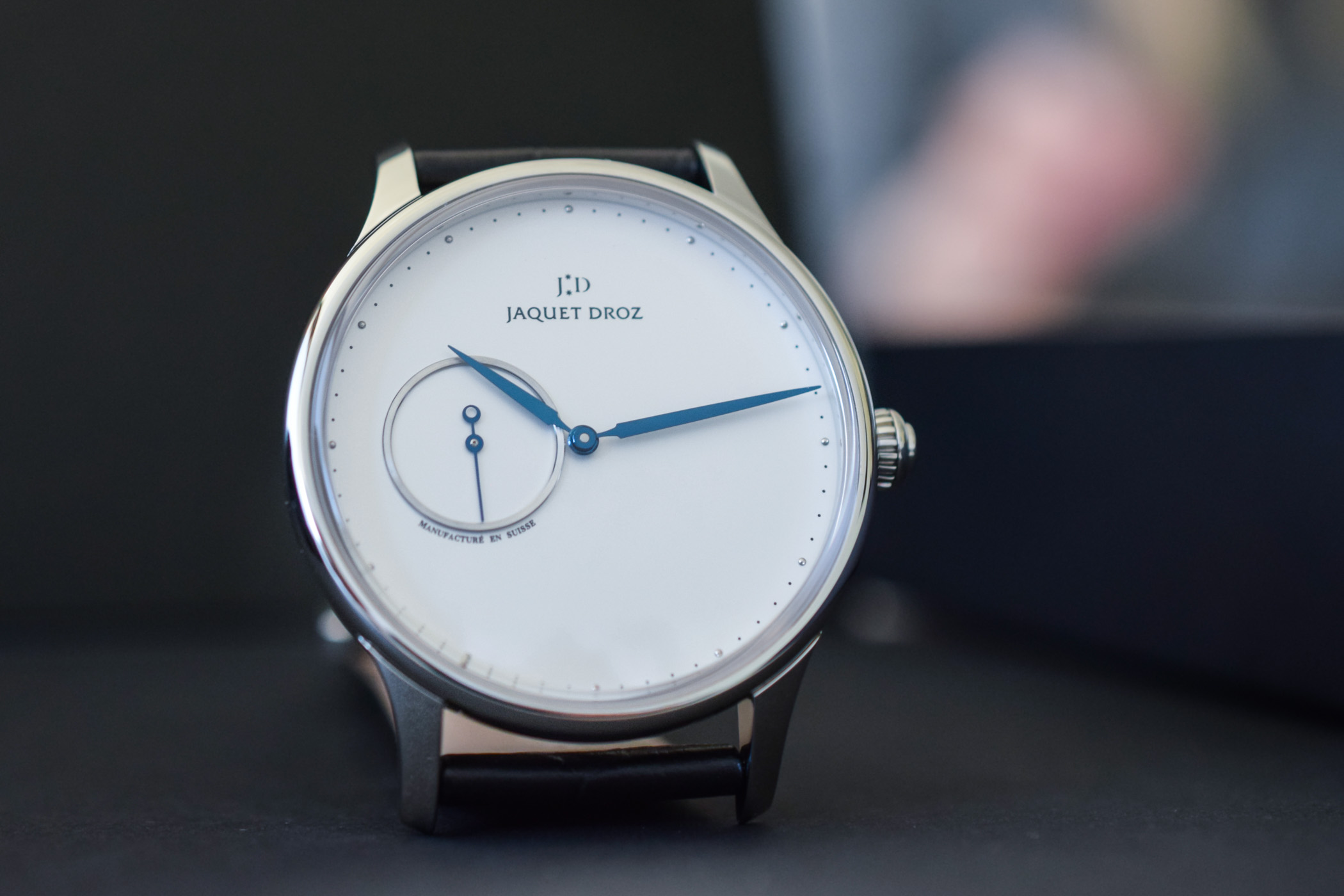 Jaquet Droz Grande Heure Minute Steel