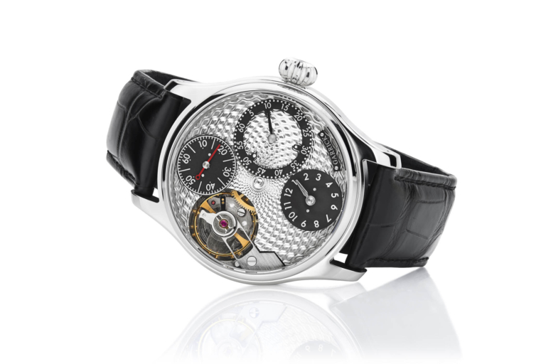 Garrick Regulator With Engine Turned Dial