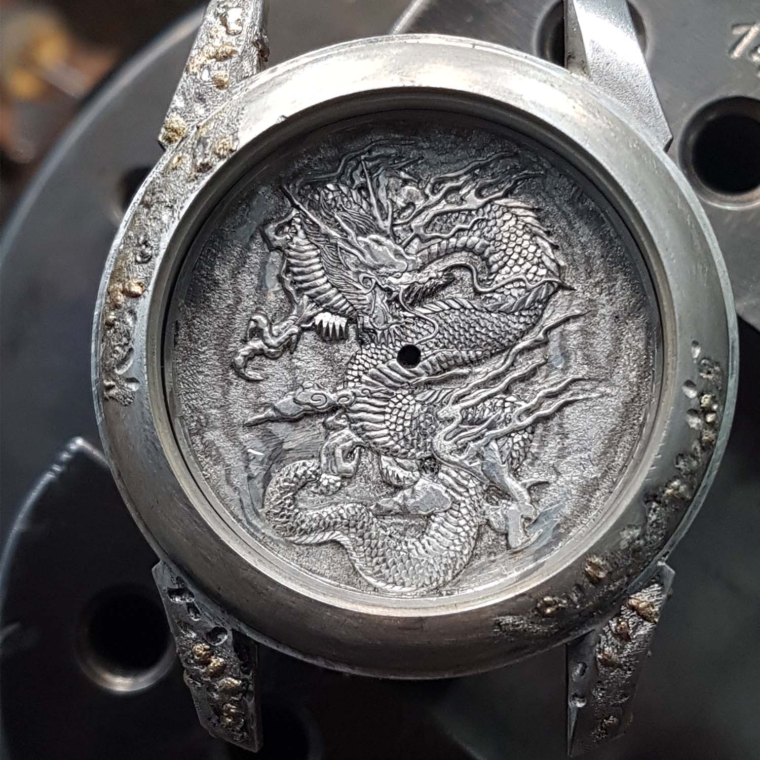 Hand-Engraved Kees Engelbarts Organic Skeleton Ref 1867 - making of - 11 Hand-Engraved Kees Engelbarts Organic Skeleton Ref 1867 - making of - 11