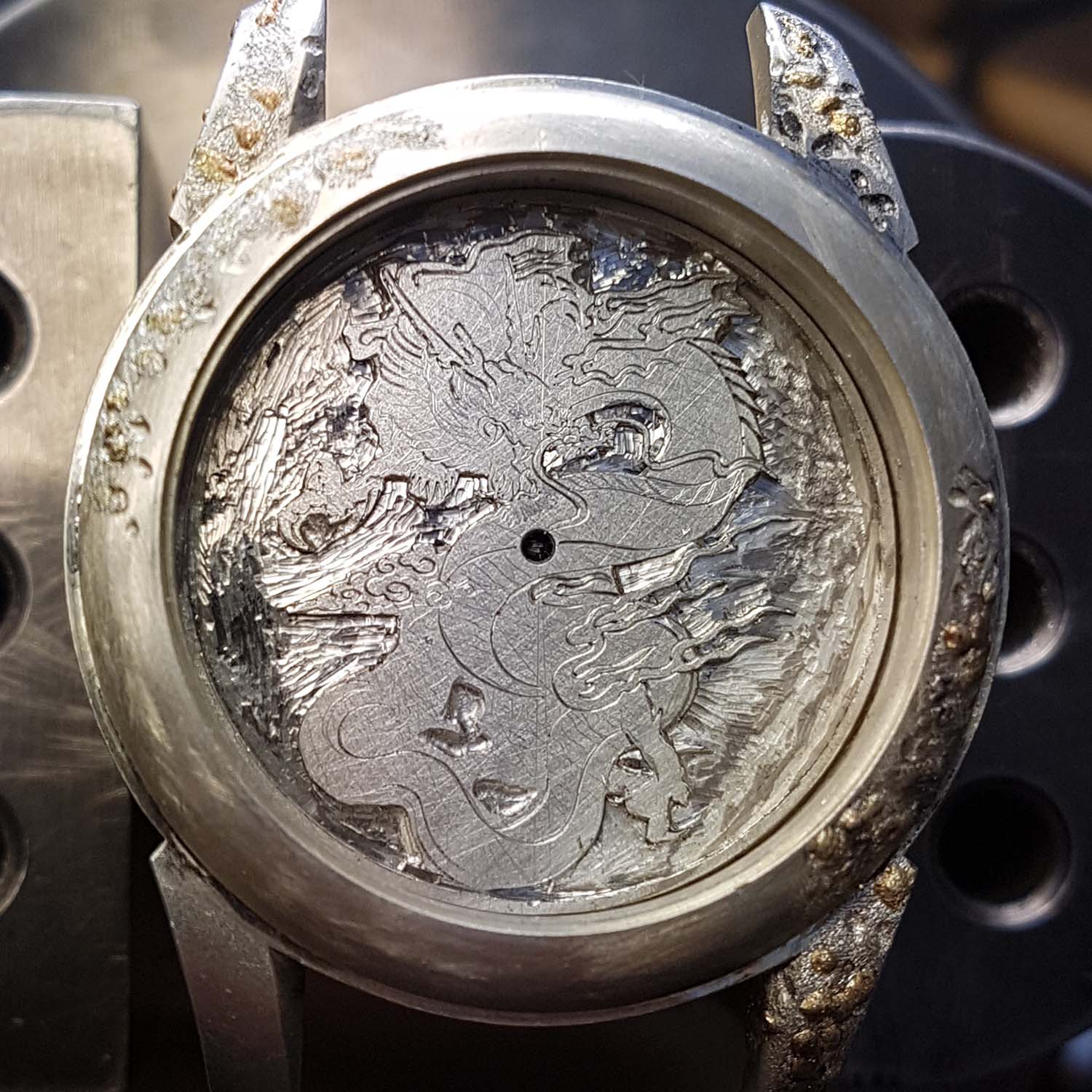 Hand-Engraved Kees Engelbarts Organic Skeleton Ref 1867 - making of - 9 Hand-Engraved Kees Engelbarts Organic Skeleton Ref 1867 - making of - 9