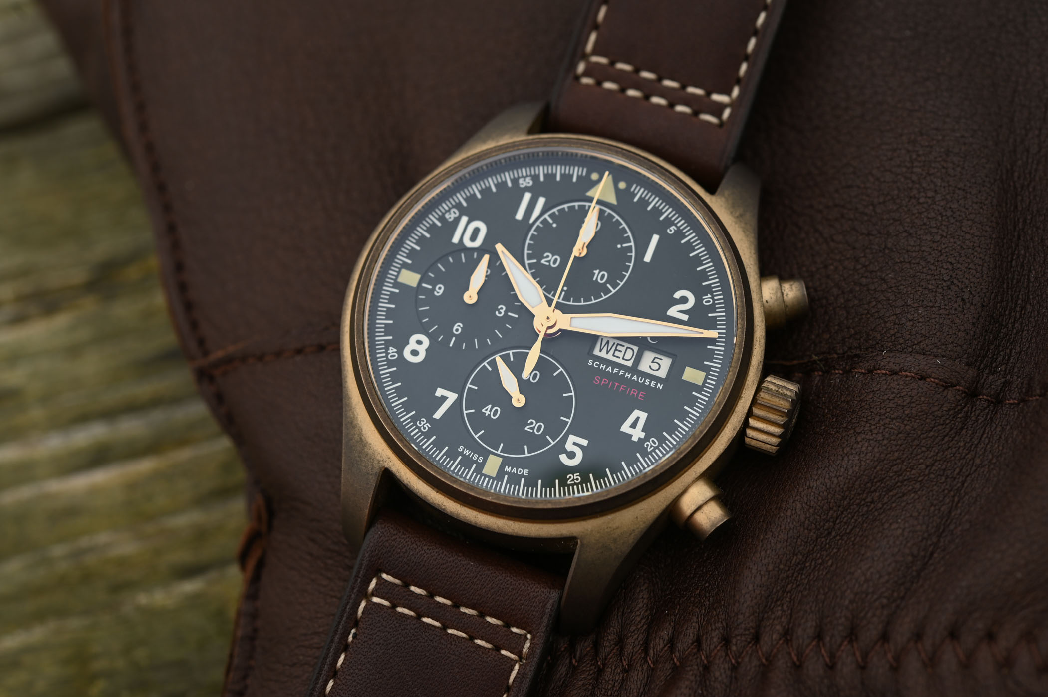 IWC Pilots Watch Chronograph Spitfire Bronze IW387902 - SIHH 2019