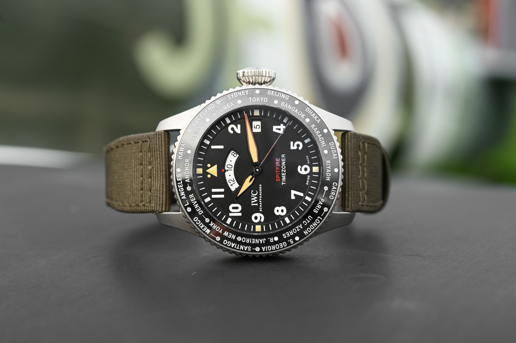 IWC Pilots Watch Timezoner Spitfire Edition The Longest Flight IW395501 - SIHH 2019
