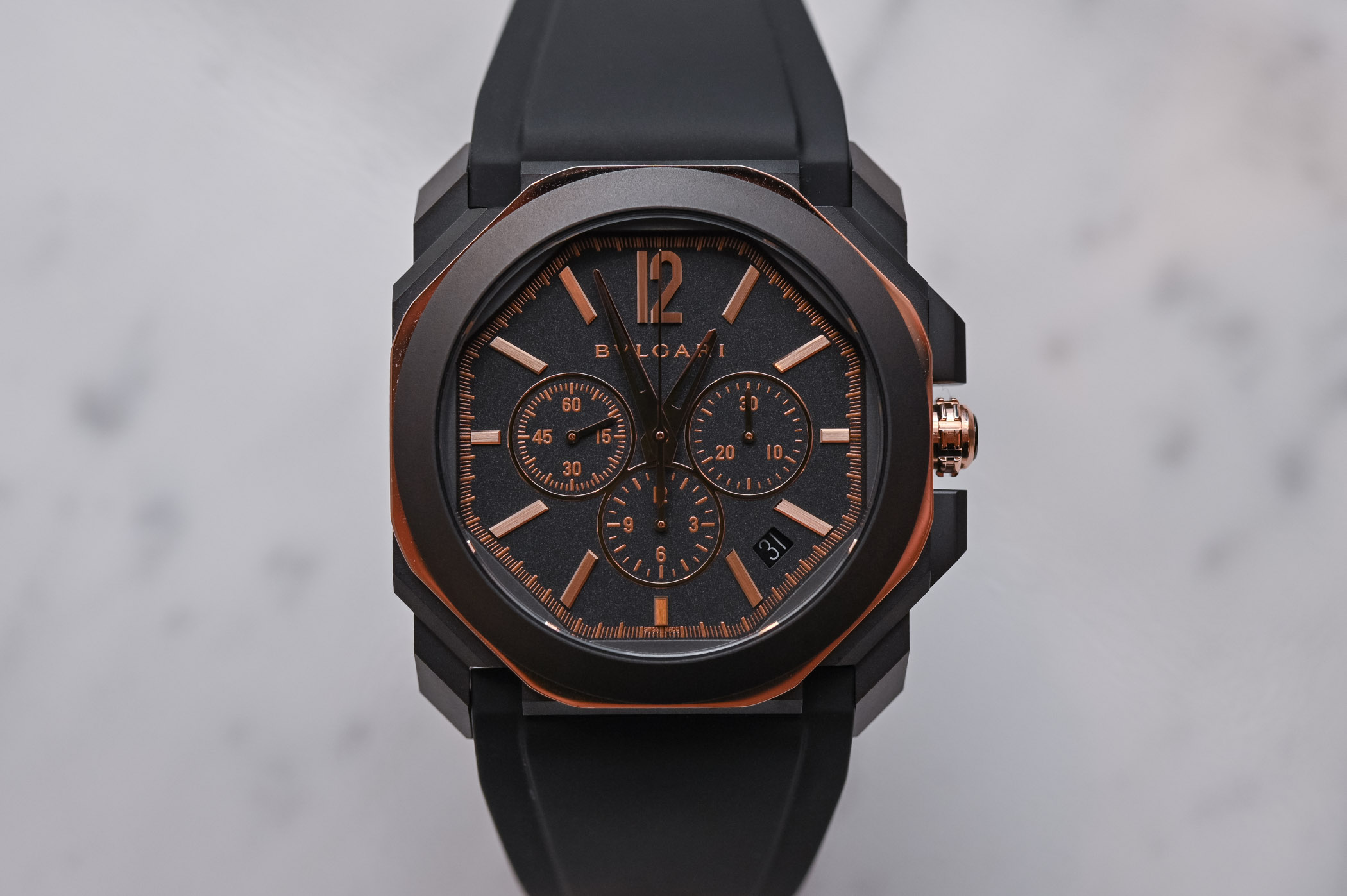Bvlgari Octo L'Originale black-and-gold 2019 collection