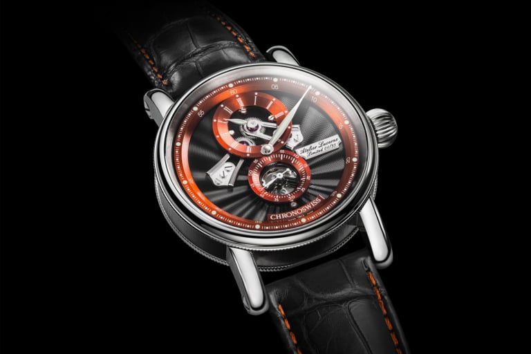 Chronoswiss Flying Regulator Open Gear Anniversary Edition 2019 Orange and Blue