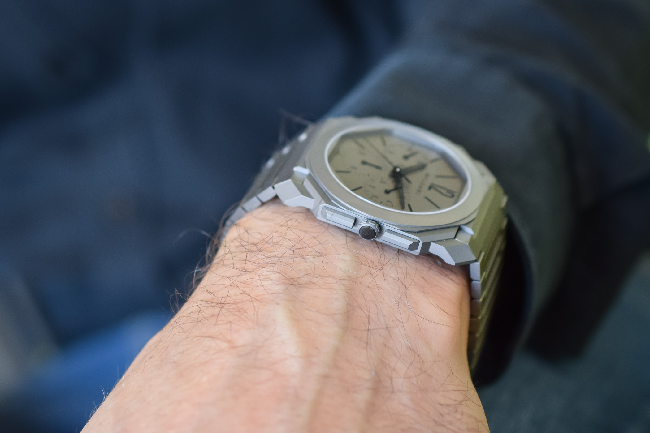 Bulgari Octo Finissimo Chronograph GMT Automatic - Worlds thinnest chronograph - Baselworld 2019 - 2 Bulgari Octo Finissimo Chronograph GMT Automatic - Worlds thinnest chronograph - Baselworld 2019