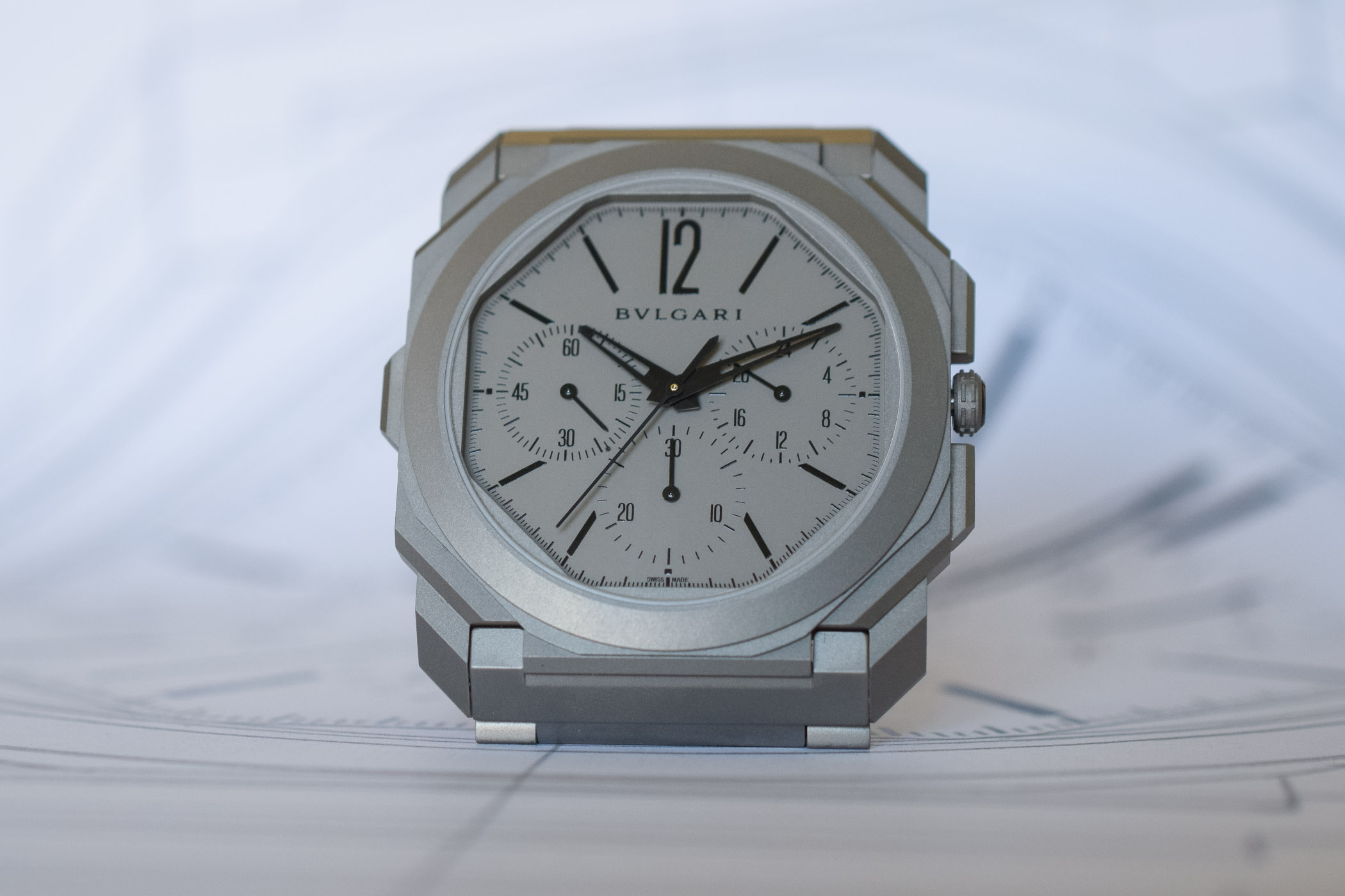 Bulgari Octo Finissimo Chronograph GMT Automatic - Worlds thinnest chronograph - Baselworld 2019 - 5 Bulgari Octo Finissimo Chronograph GMT Automatic - Worlds thinnest chronograph - Baselworld 2019