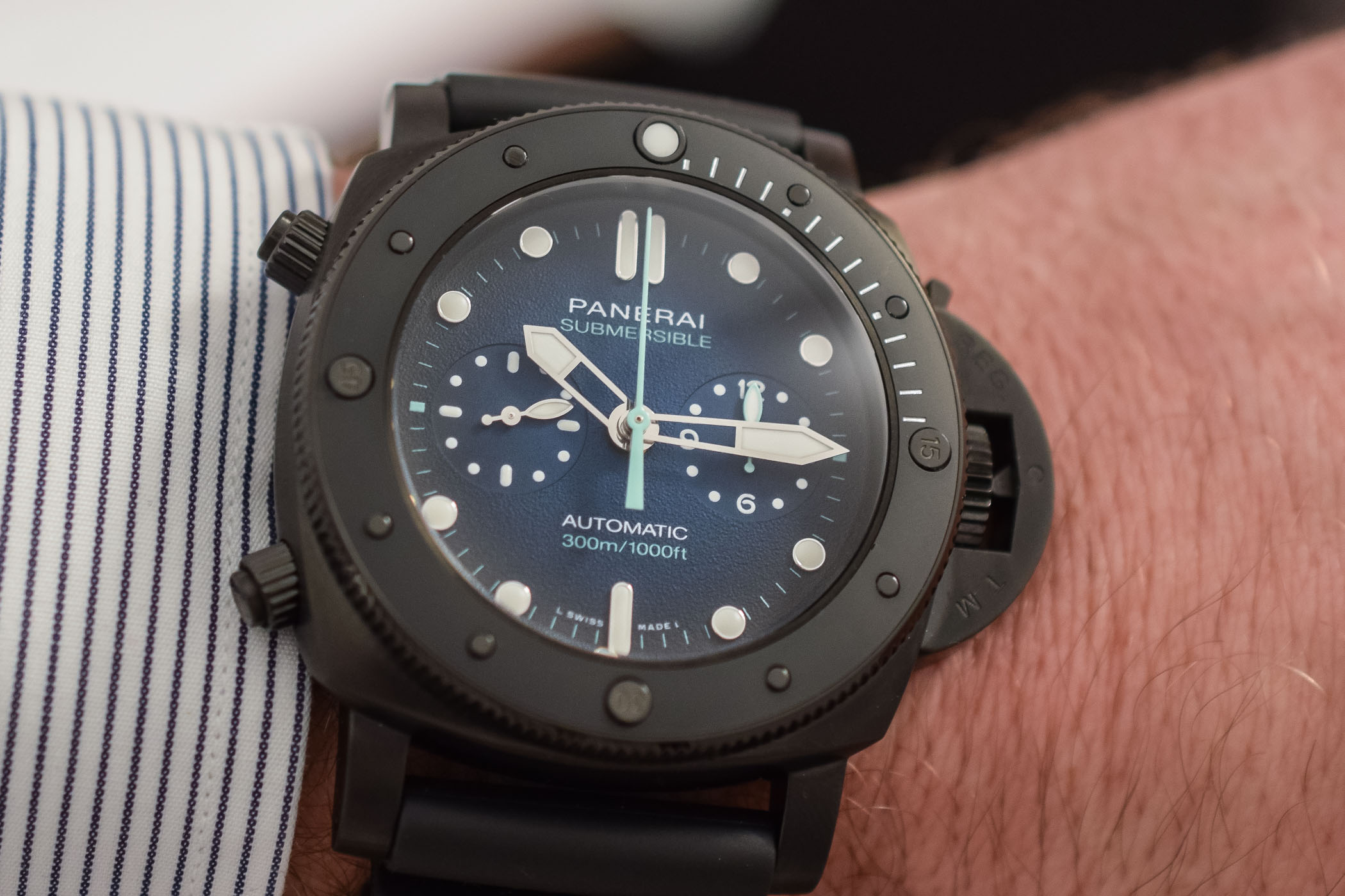 Panerai Submersible Chrono Guillaume Nery Edition PAM00983 - 2 Panerai Submersible Chrono Guillaume Nery Edition PAM00983 - 2