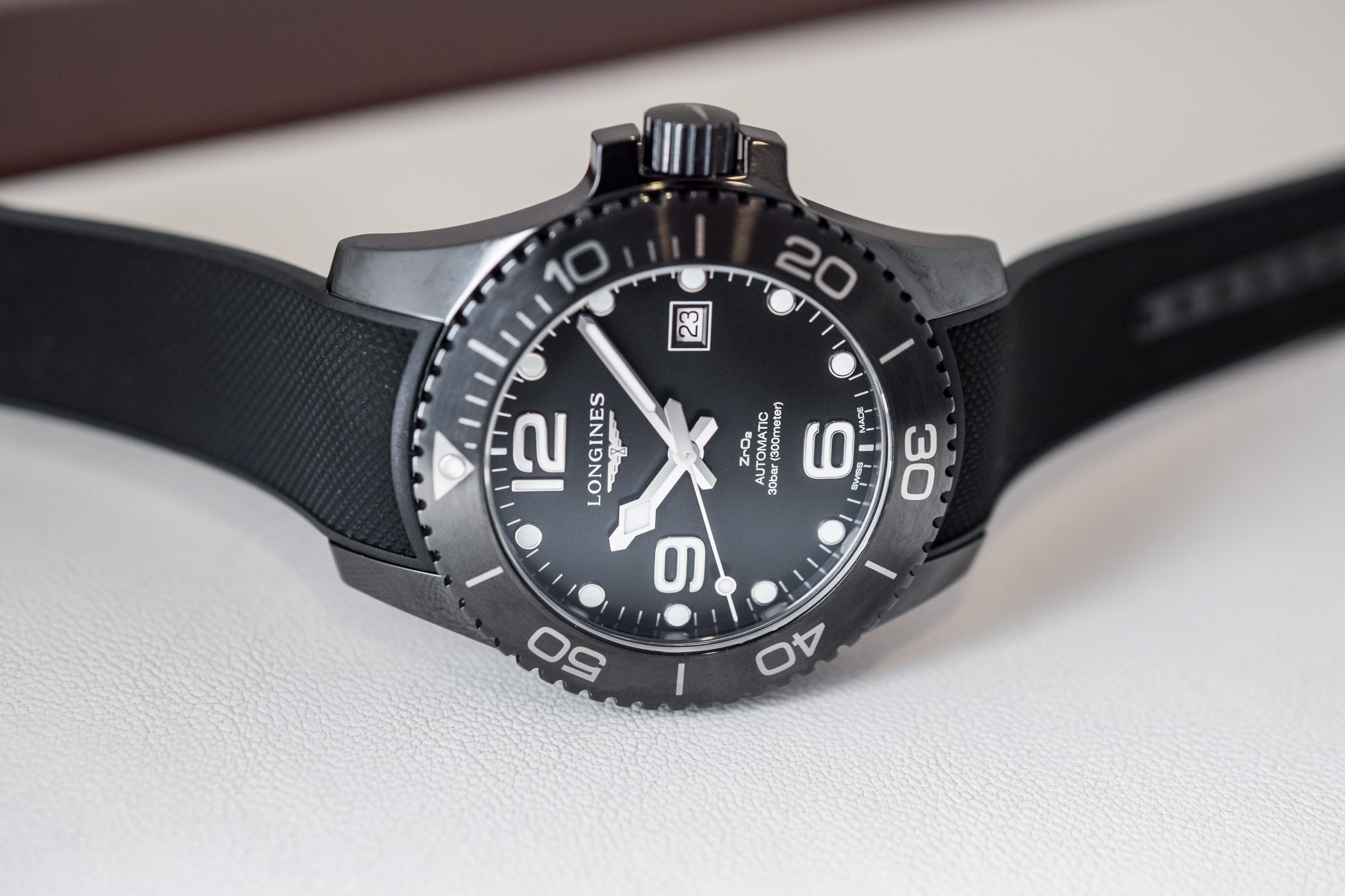 Longines HydroConquest Full Black Ceramic L3.784.4.56.9 - 1 Longines HydroConquest Full Black Ceramic L3.784.4.56.9 - 1