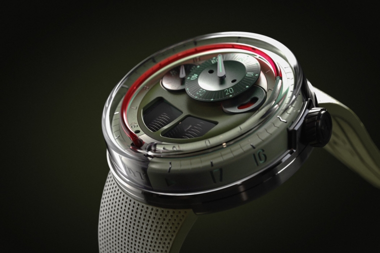 HYT H0 Khaki Red Fluid
