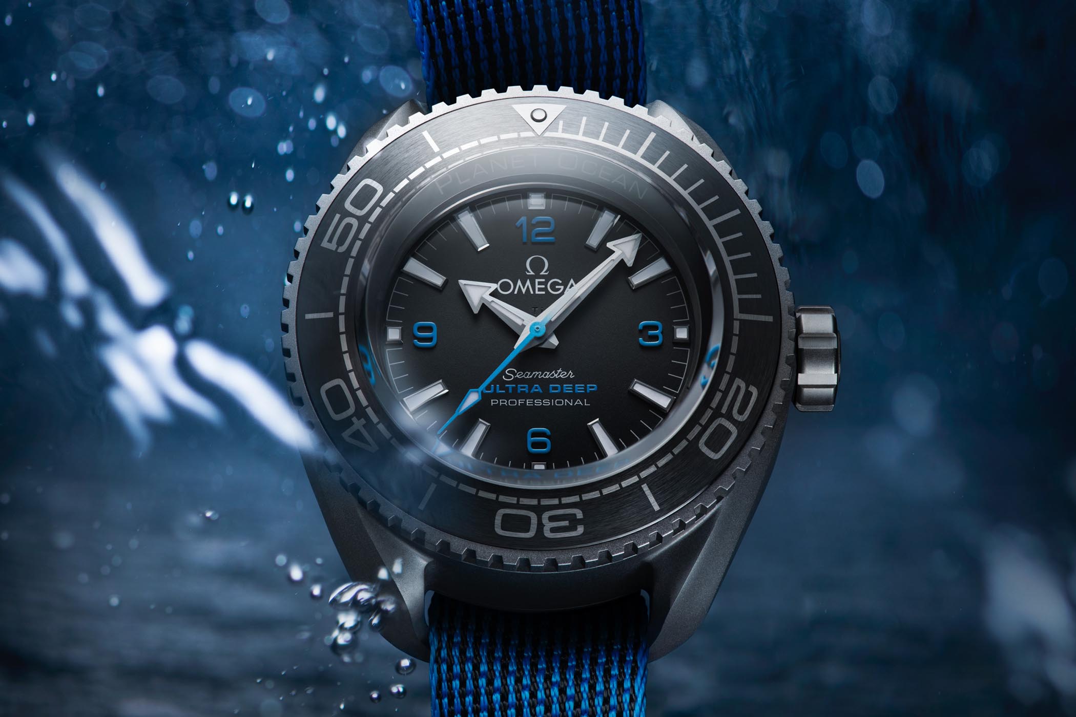 Omega Seamaster Planet Ocean Ultra Deep Professional - world record dive watch 15000m