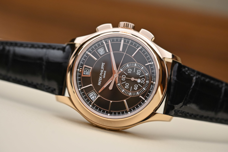 Patek Philippe Chronograph Annual Calendar 5905R-001 Pink Gold Brown Dial