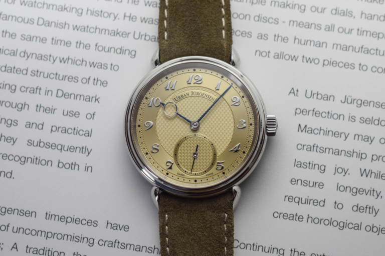 Urban Jürgensen Reference 1140 Champagne Dial Steel Case