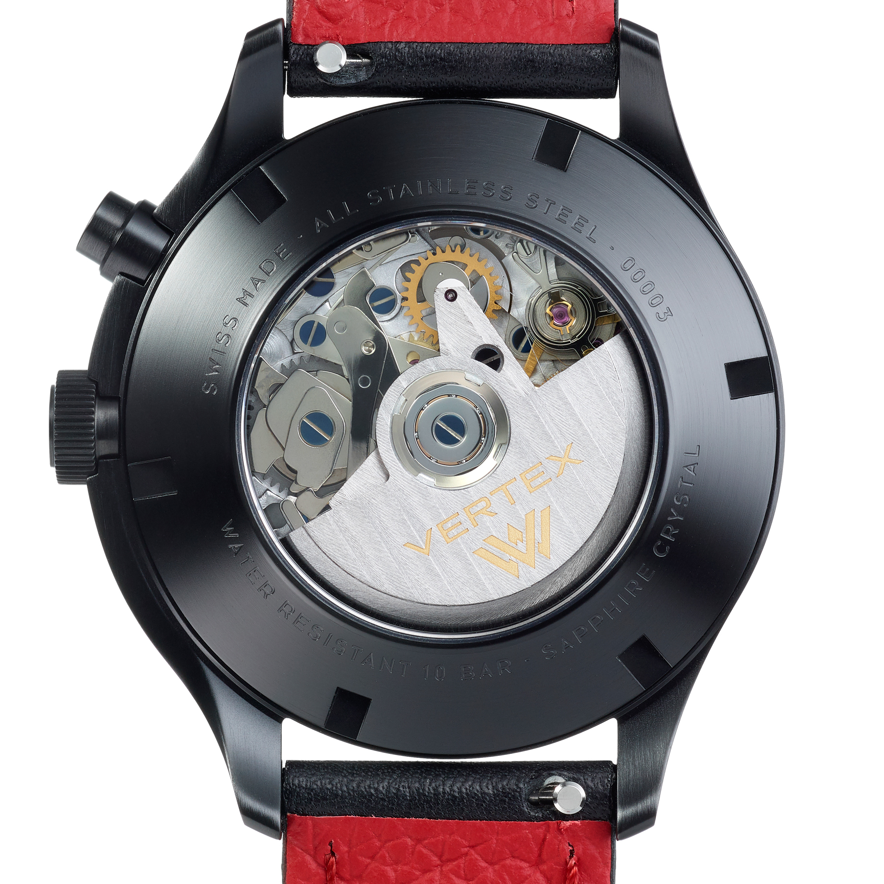 Vertex MP45B Monopusher Chronograph DLC Black -2 Vertex MP45B Monopusher Chronograph DLC Black